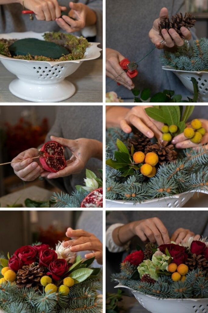 گل آرایی یلدایی